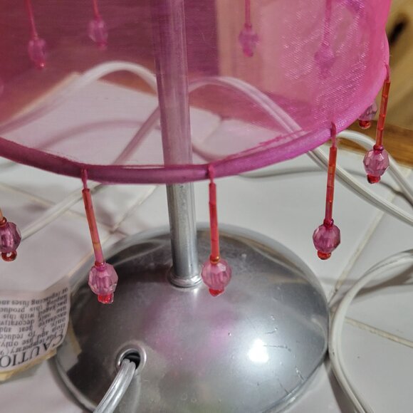 14.5 inches pink table lamp electric - Picture 8 of 9